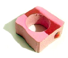 RING FLIP FLOP MIT KORALLENSTAMM 1