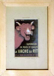LEINENBILD LA VACHE QUI RIT II